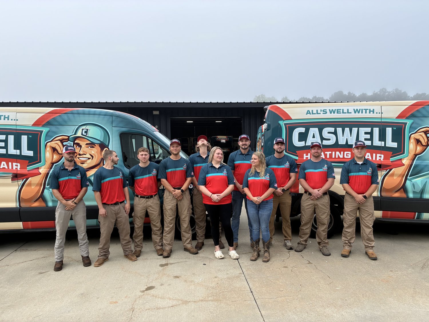 The Caswell team
